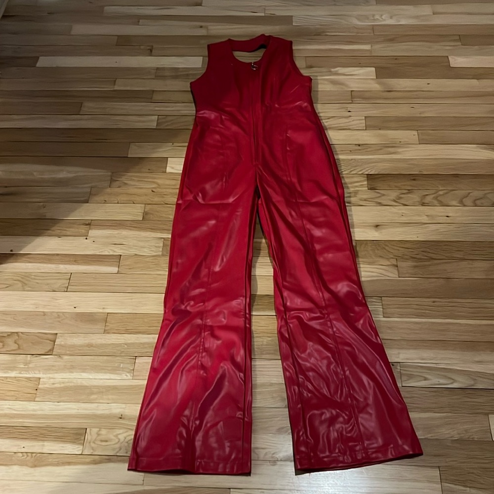 Hot red jumpsuit